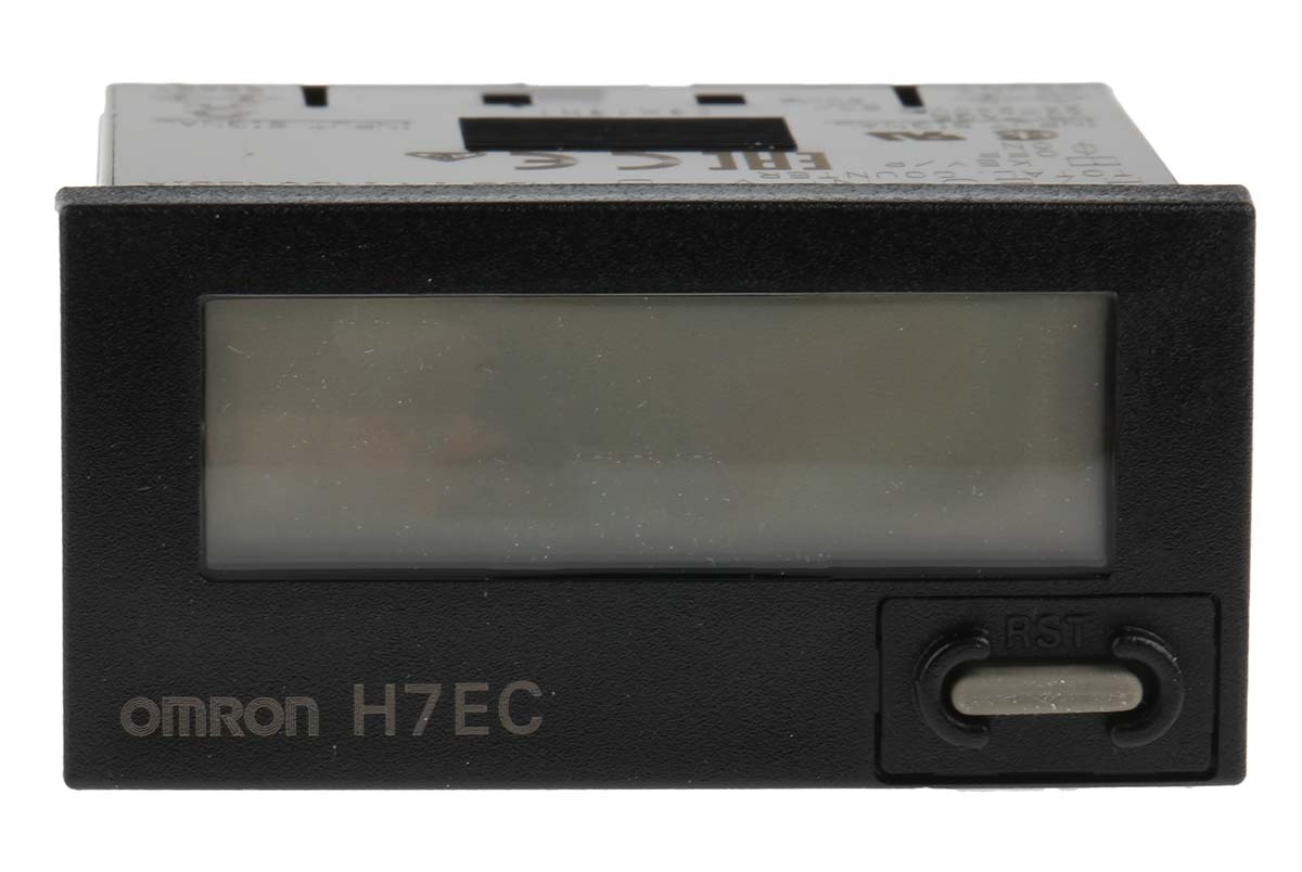 Omron H7EC Counter, 8 Digit LCD, 20Hz, 24 → 240 V ac/dc