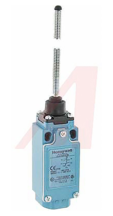 Honeywell GLC Series Coil Spring Limit Switch, NO/NC, IP66, SPDT, Die Cast Zinc Housing, 300V ac Max, 10A Max