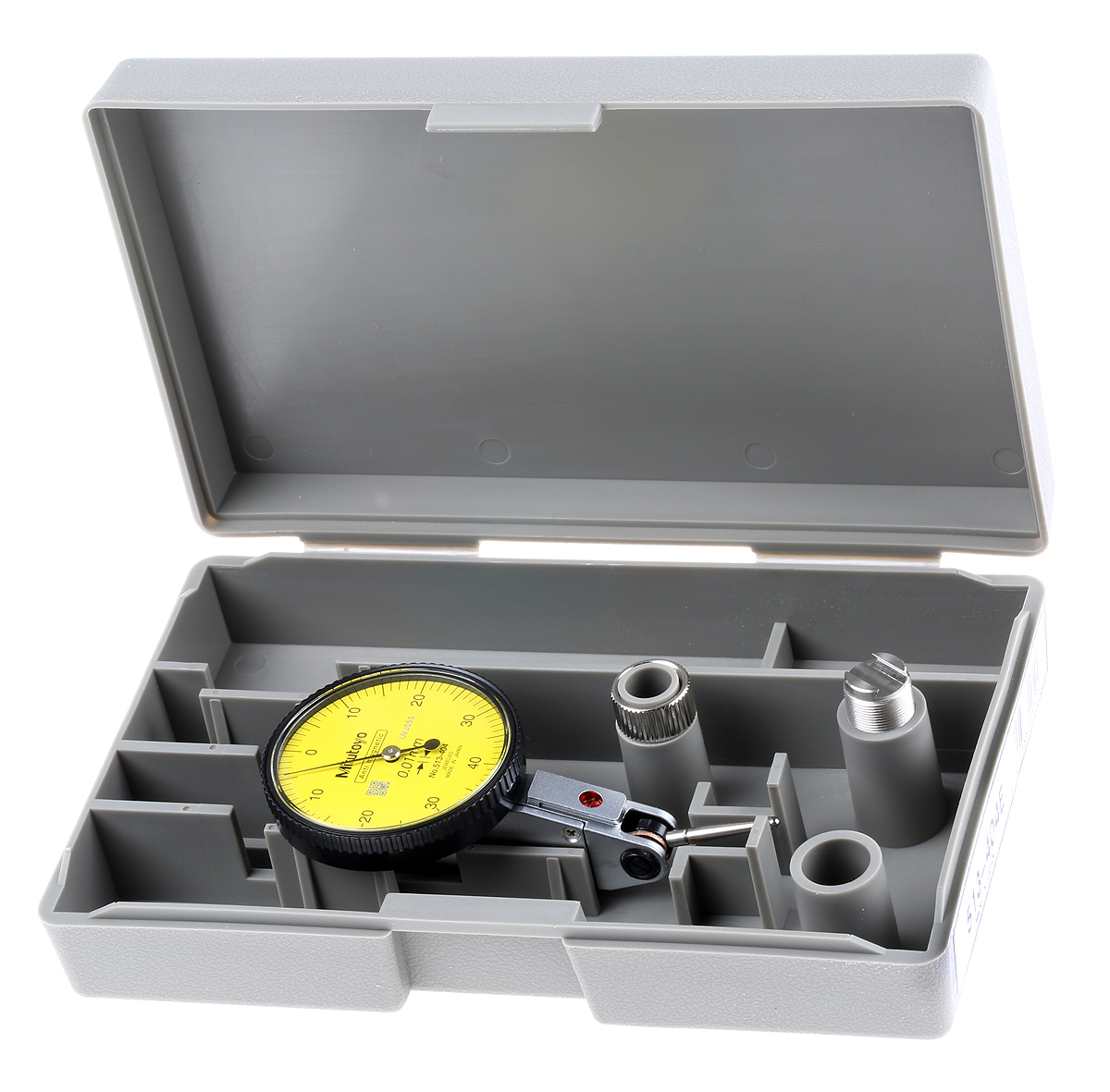 Mitutoyo 513-404-10E Metric DTI Gauge, 0.8mm Max. Measurement, 0.01 mm Resolution, ±0.008 mm Accuracy