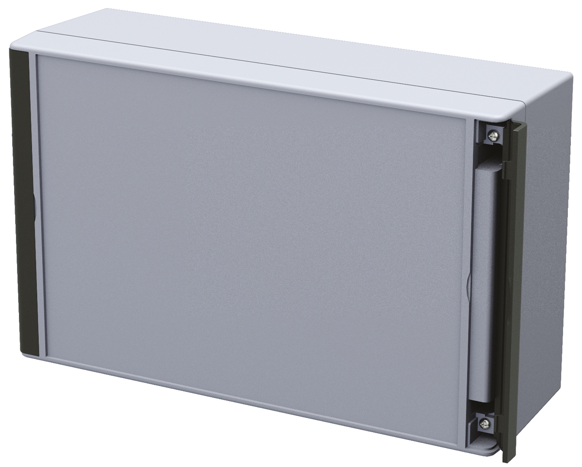 ROLEC Techno Plus Series Grey Plastic Enclosure, IP67, Grey Lid, 270 x 170 x 90mm