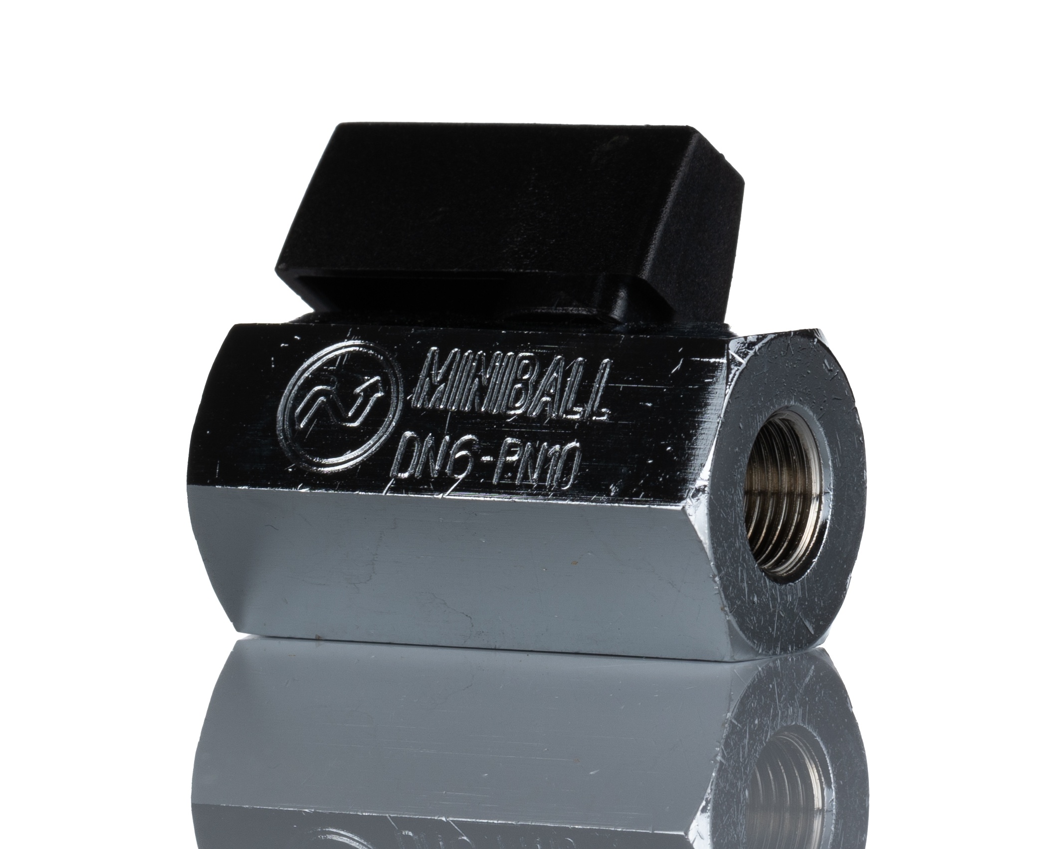 Norgren Nickel Plated Brass Reduced Bore, 2 Way, Ball Valve, Threaded, G 1/8in, -0.4 → 10bar Operating Pressure