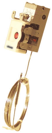 Jumo Capillary Thermostat, +150°C Max, SPST, Manual Reset, Panel Mount