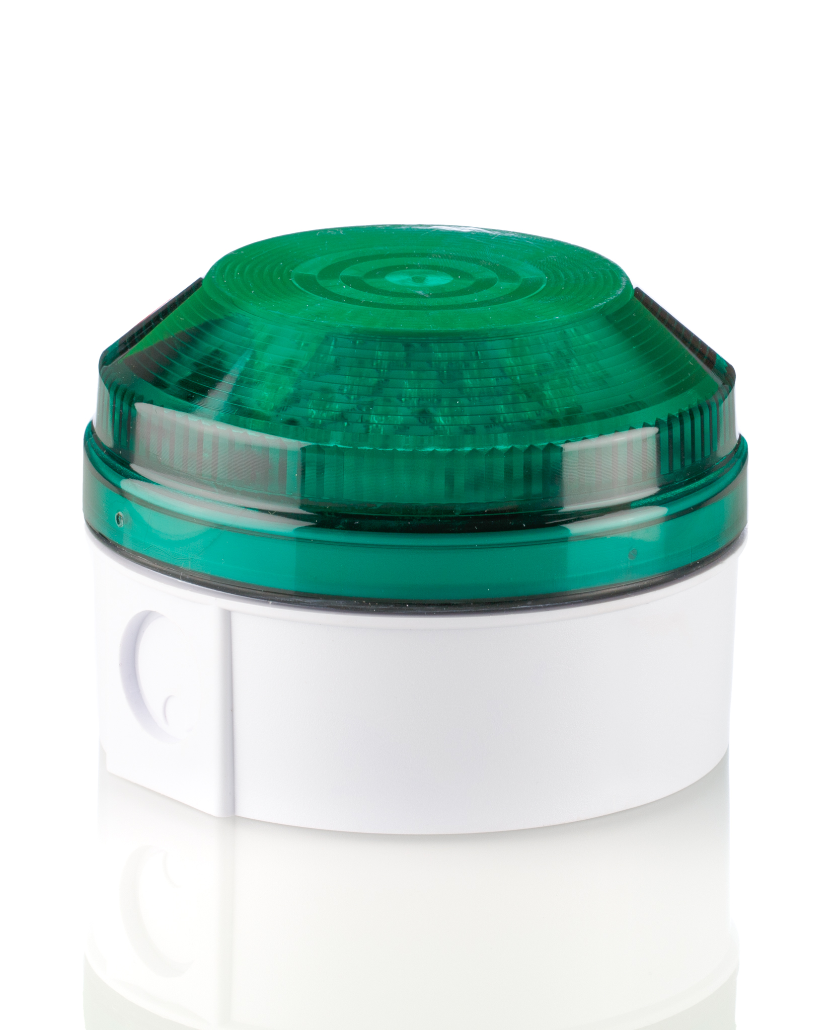 Moflash LED195 Series Green Flashing Beacon, 85 → 280 V ac, 85 → 380 V dc, Surface Mount, Wall Mount, LED