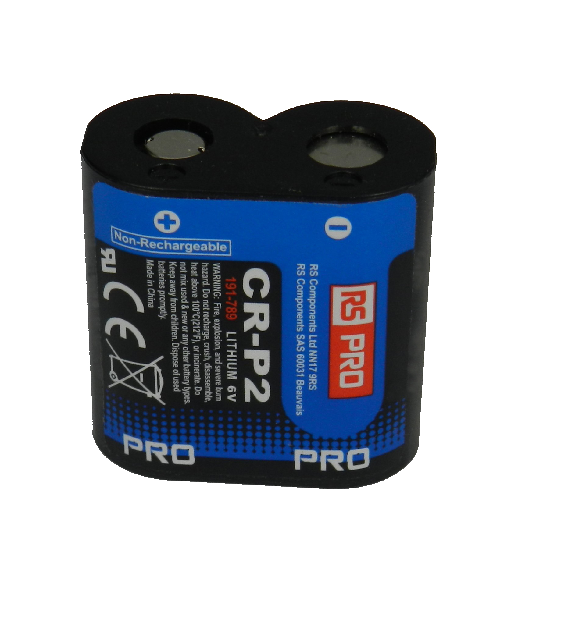 RS PRO RS PRO, 6V, CRP2, Lithium Manganese Dioxide Camera & Camcorder Battery, 1600mAh