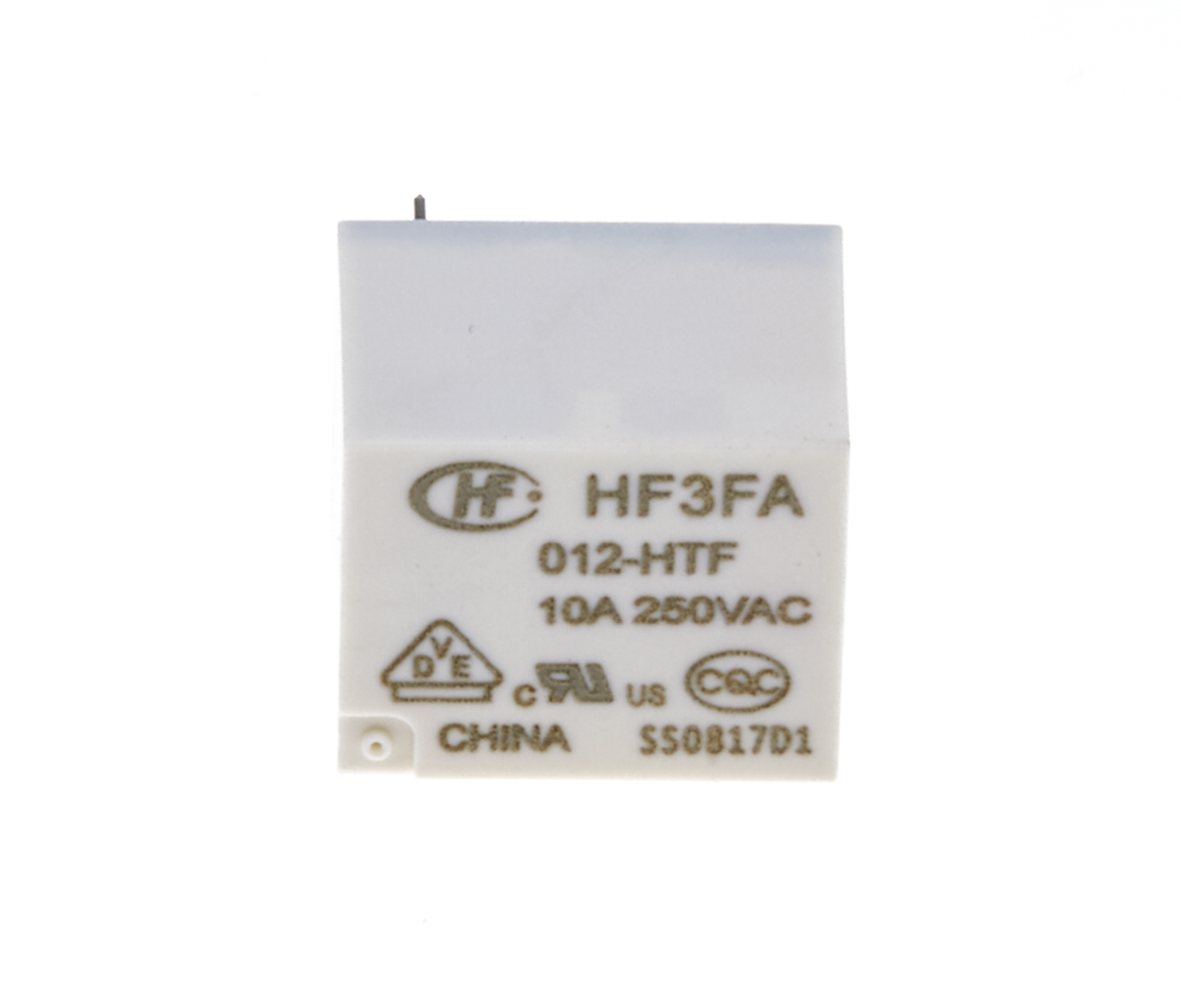 Hongfa Europe GMBH PCB Mount Power Relay, 12V dc Coil, 15A Switching Current, SPST