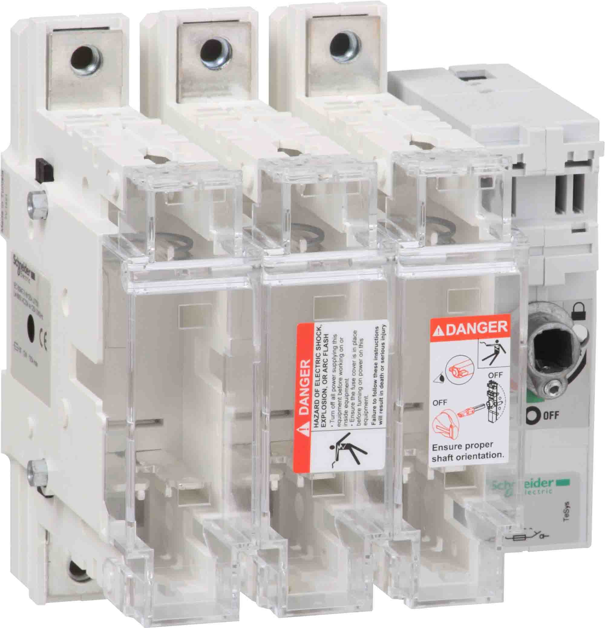 Schneider Electric Fuse Switch Disconnector, 3 Pole, 160A Max Current, 160A Fuse Current