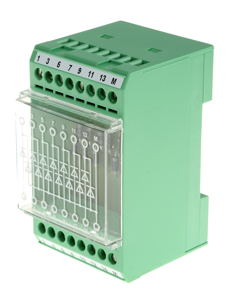 Phoenix Contact 2950132 EMG 45-DIO14M/LP Series Green, Screw Termination