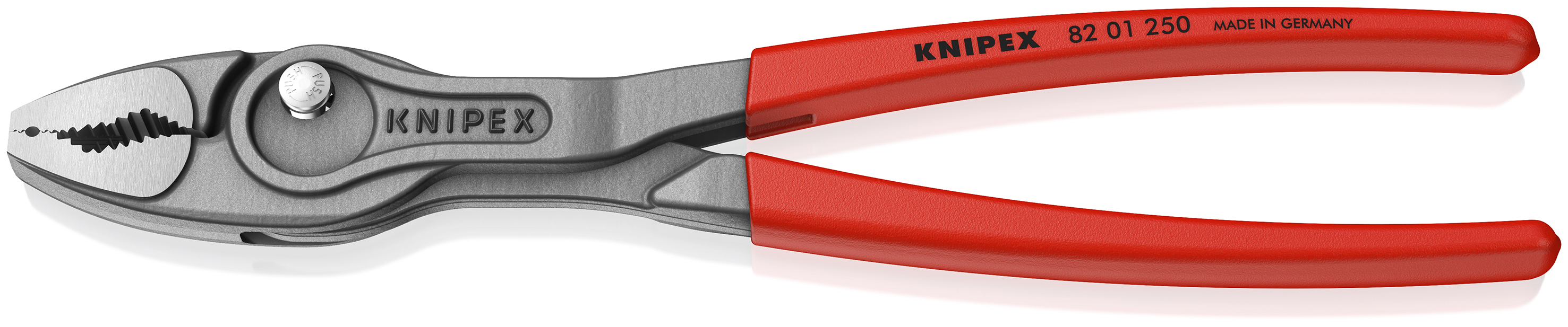 Knipex 82 01 250 SB Gripping Pliers, 250 mm Overall, Pointed, Straight Tip