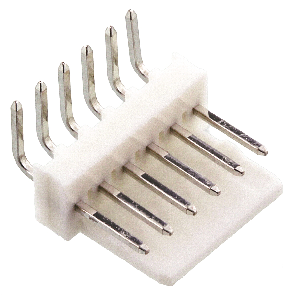 Molex KK 254 Series Right Angle Through Hole Pin Header, 6 Contact(s), 2.54 mm Pitch, 1 Row, Unshrouded