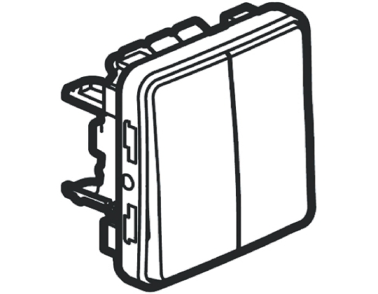 Legrand Push Button Switch, Latching, PCB, SPDT, 250V, IP55