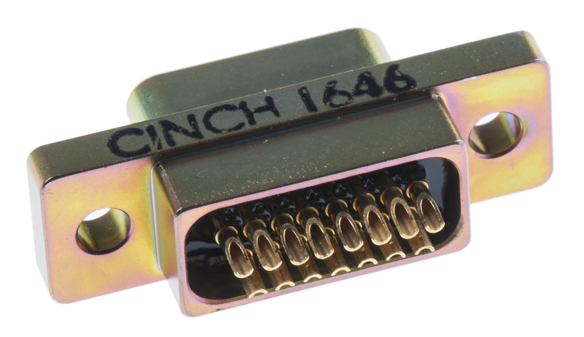 RS PRO 15 Way Panel Mount D-sub Connector Plug