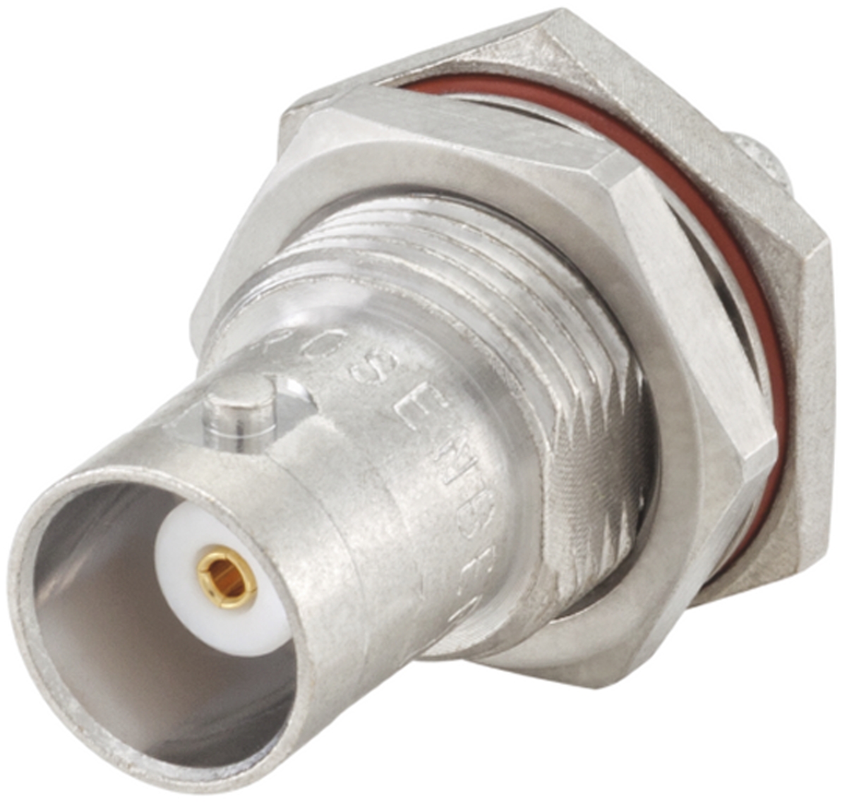 Rosenberger BNC Series, Jack Panel Mount BNC Connector, 50Ω, Crimp Termination, Straight Body