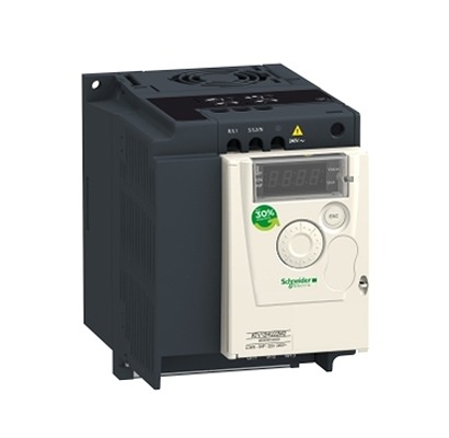 Schneider Electric Inverter Drive, 1.5 kW, 1 Phase, ATV12HU15 Series 240 V 7.5 A