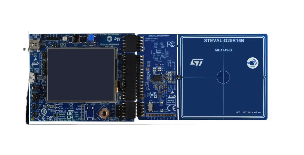 STMicroelectronics STEVAL-25R3916B, Discovery Kit For The ST25R3916B High Performance NFC Universal Device And EMVCo
