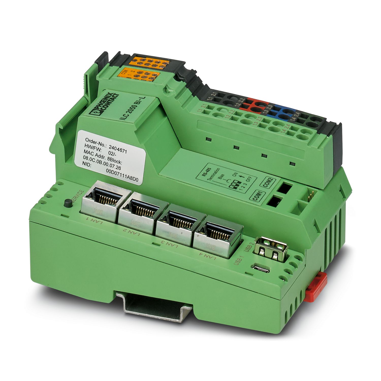 Phoenix Contact ILC Series Logic Controller for Use with RS-485 Interfaces, 24 V dc Supply