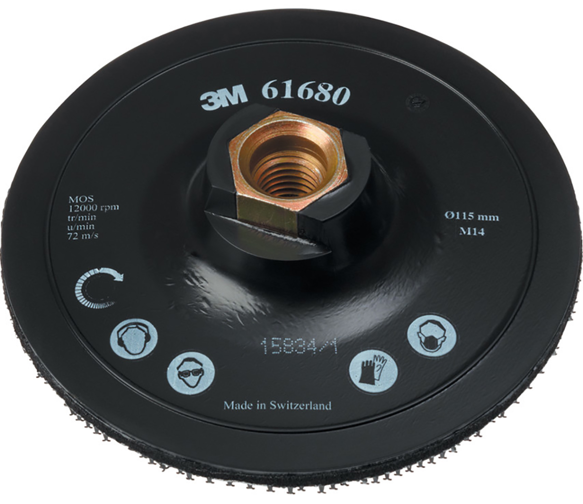 3M Backing Pad, 115mm Diameter