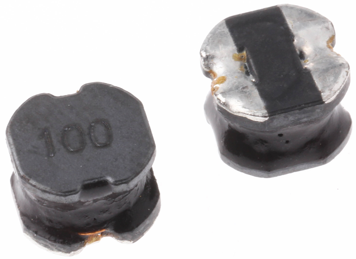 Bourns, SRN6045, 6045 Yes Wirewound Surface Mount Inductor with a Ferrite Core, 10 μH Wirewound ±20 % 3 A Idc Q:17