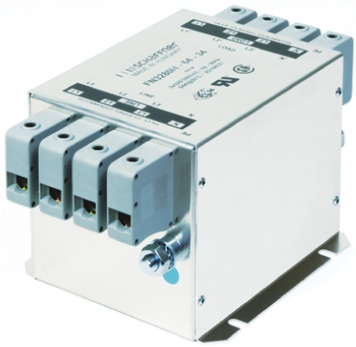 Schaffner, FN3280 16A 520/300 V ac 60Hz, Chassis Mount EMI Filter, Terminal Block 3 Phase