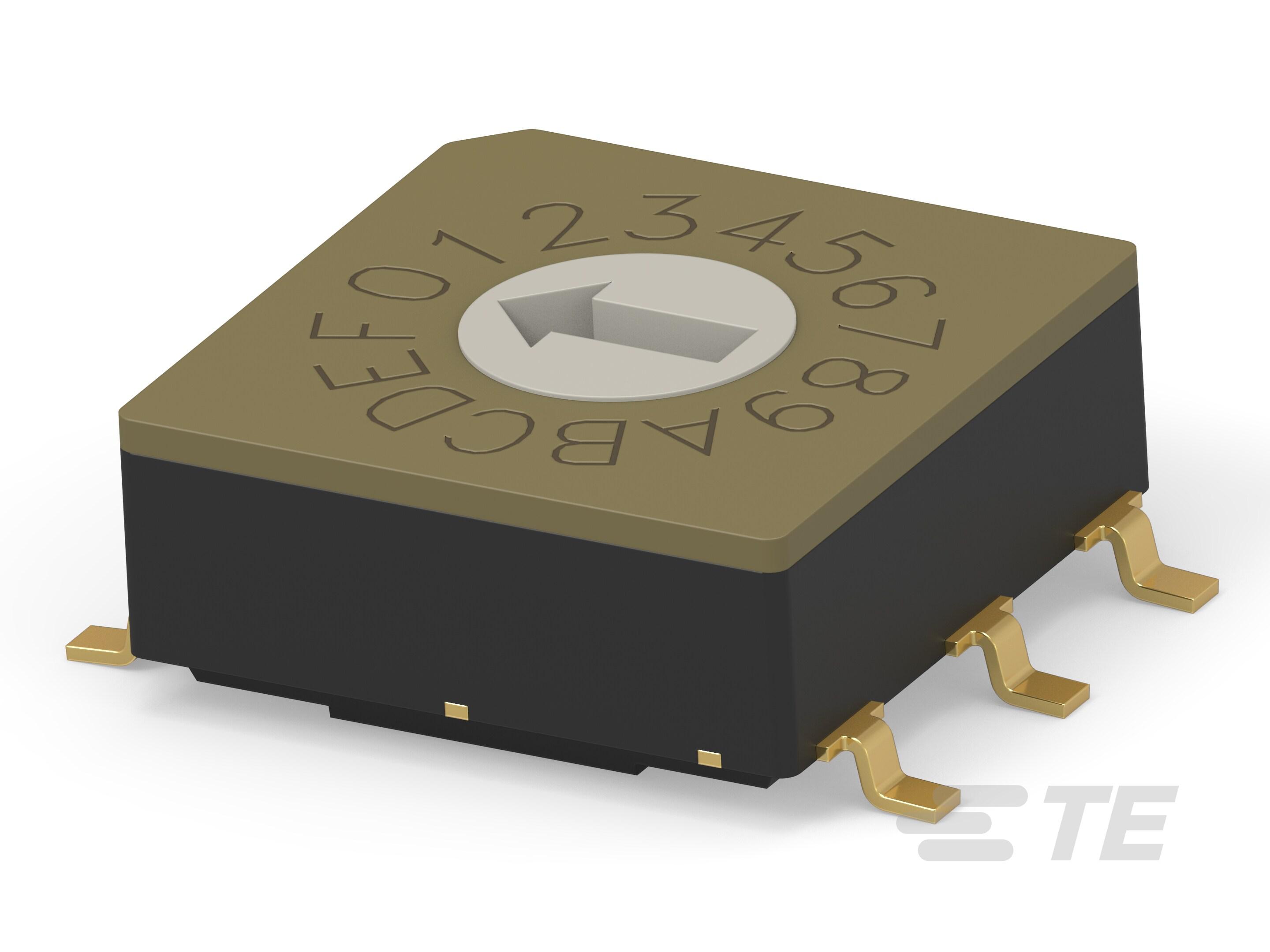 TE Connectivity 16 Way Surface Mount Rotary Switch 16P, Screwdriver Actuator