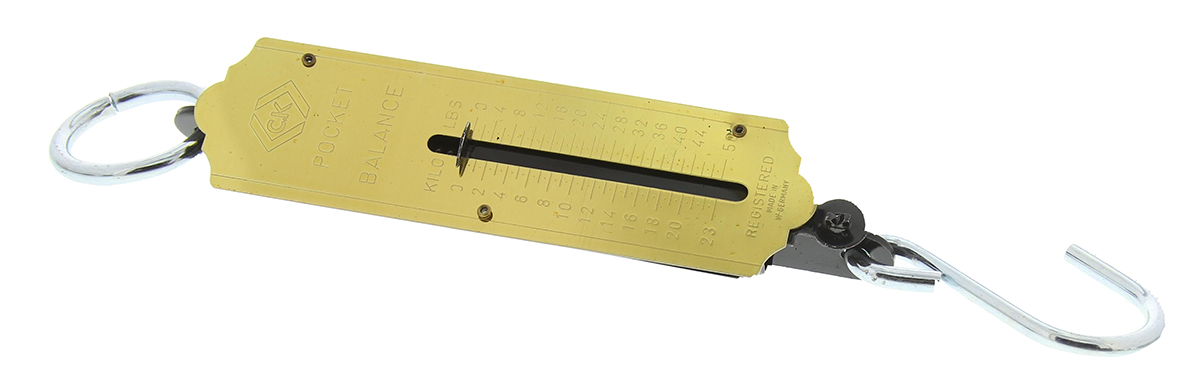 CK Spring Balance , Imperial Scale , Metric Scale, 23kg Weight Capacity, With DKD Calibration
