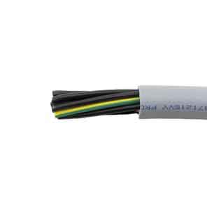 Alpha Wire Pro-Met Control Cable, 3 Cores 1 mm², Unscreened, 100 m, Grey Polyvinyl Chloride Sheath