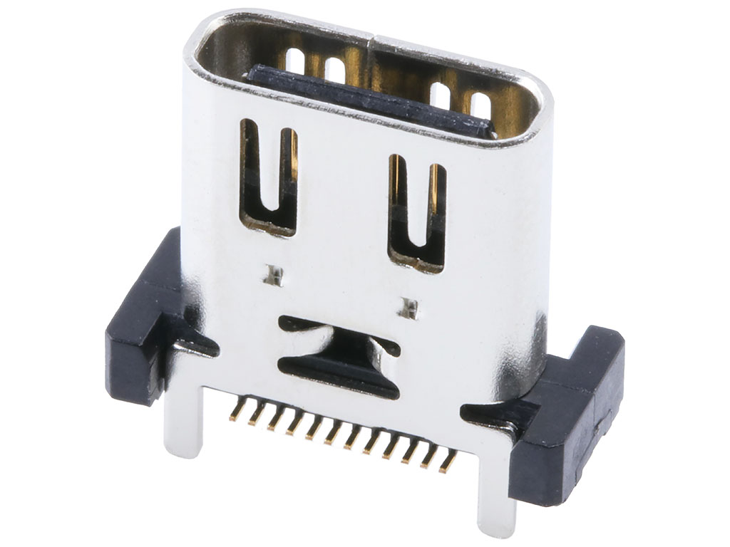 Molex Vertical, SMT, Socket- Single Port Type Type C USB 3.2 USB Connector