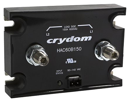Sensata Crydom HAC Series Solid State Relay, 150 A rms Load, Panel Mount, 660 V ac Load, 32 V dc Control
