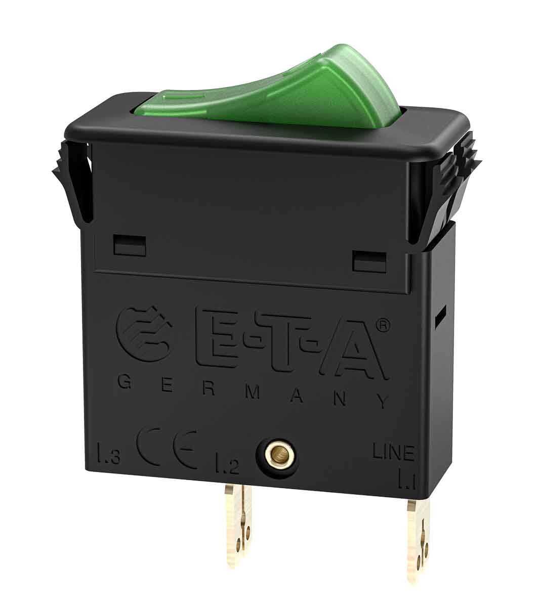 ETA Thermal Circuit Breaker - 3130  Single Pole 240V Voltage Rating Snap In, 10A Current Rating