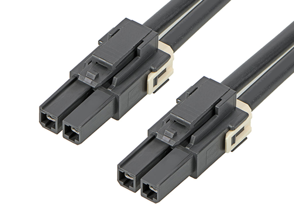 Molex 2 Way Female Mega-Fit to 2 Way Female Mega-Fit Wire to Board Cable, 600mm
