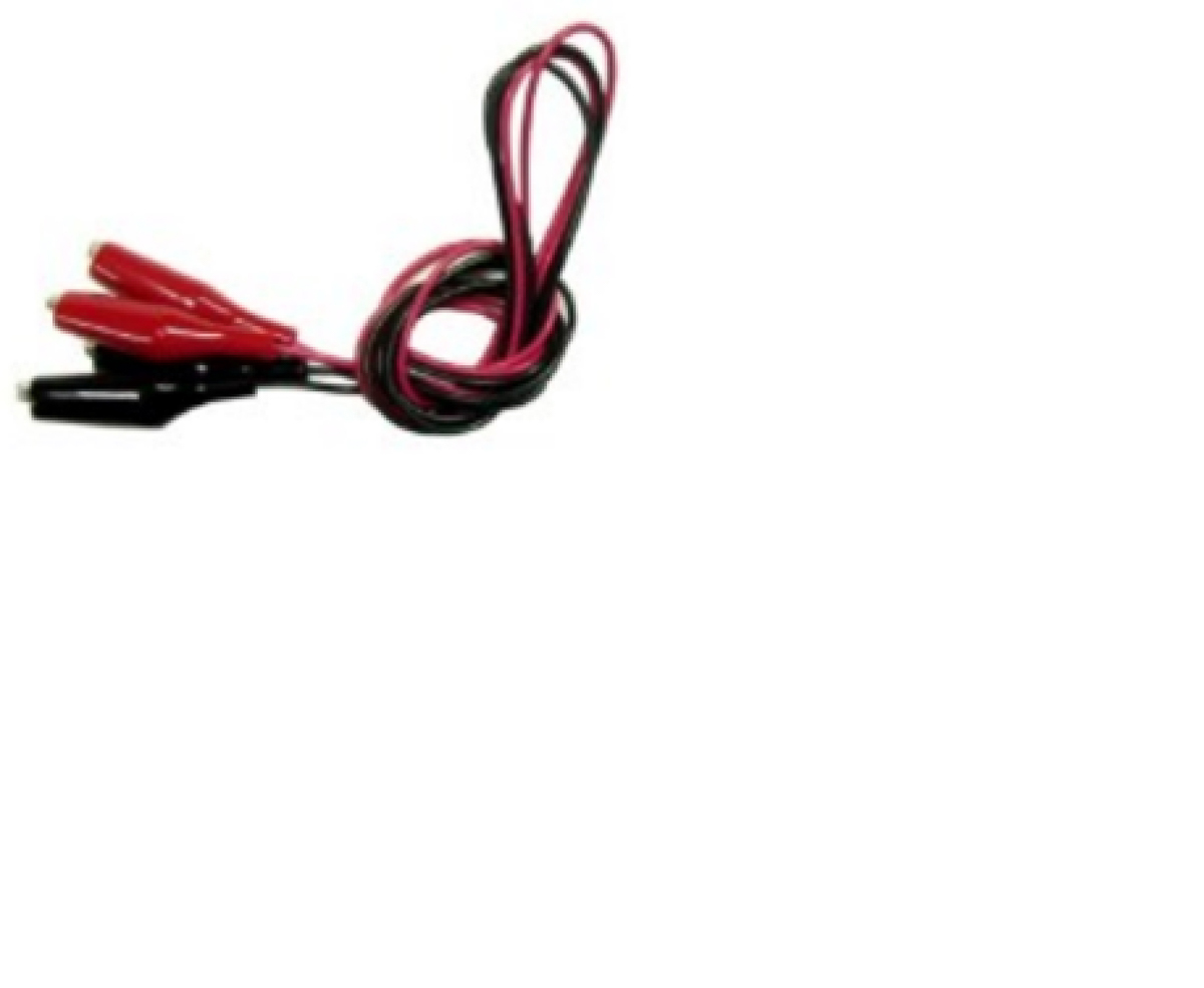 Teishin Electric Crocodile Clip Lead, Red/Black, 1m Lead Length