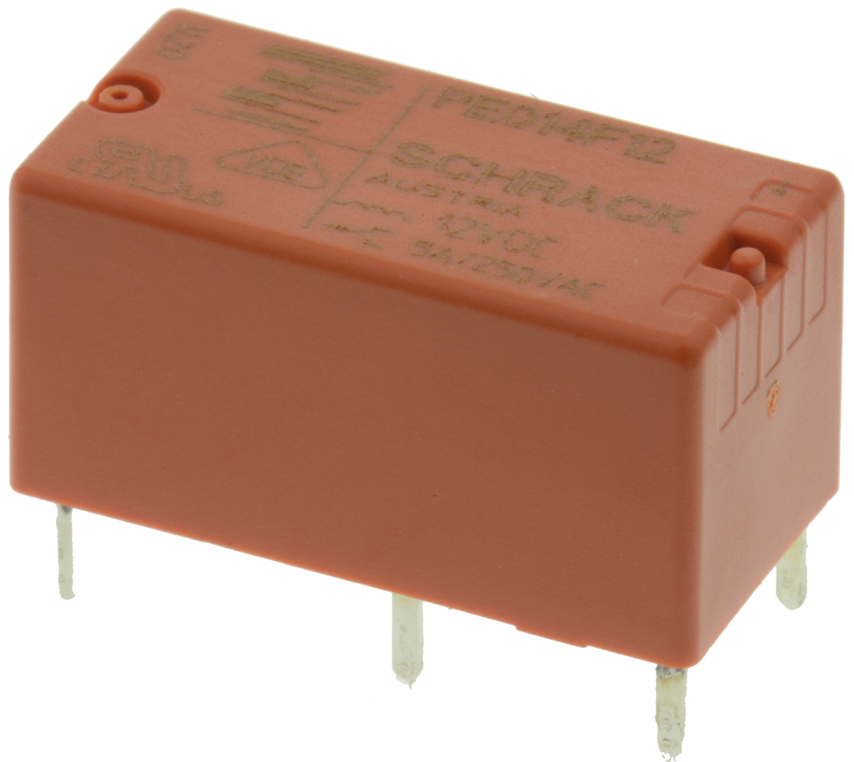 TE Connectivity PCB Mount Latching Power Relay, 12V dc Coil, 5A Switching Current, SPDT