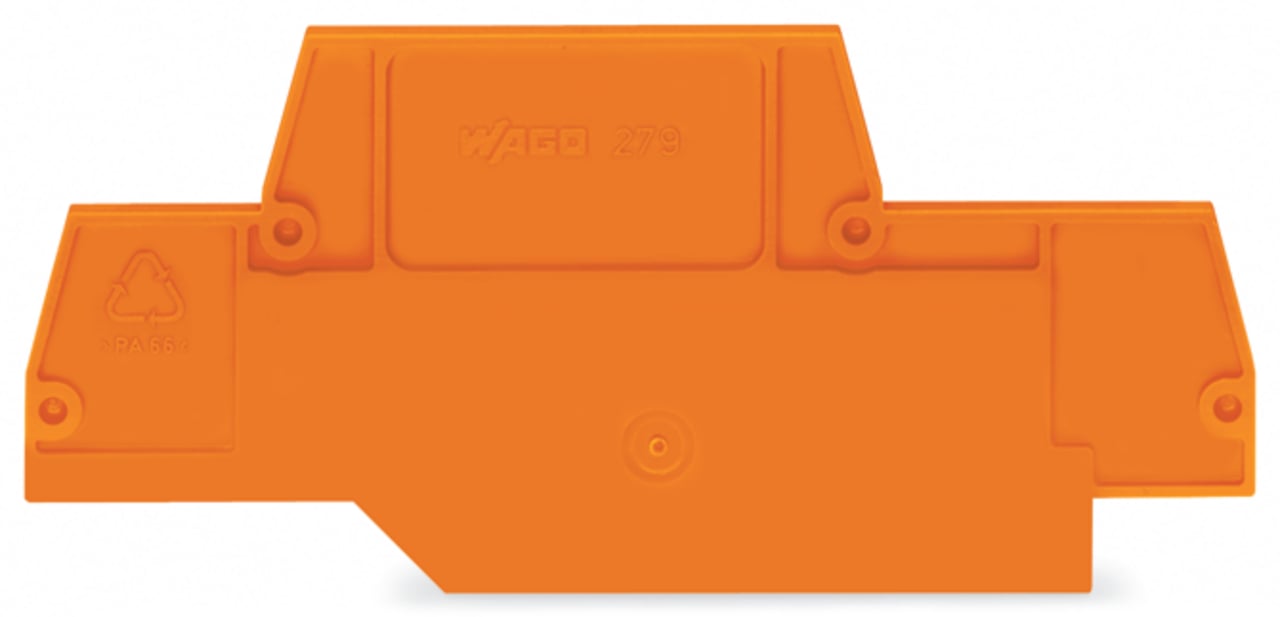 WAGO 279 Series End And Intermediate Plate for Use with Rail Mount Terminal Blocks