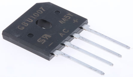 Taiwan Semiconductor Bridge Rectifier, 8A, 100V, 4-Pin