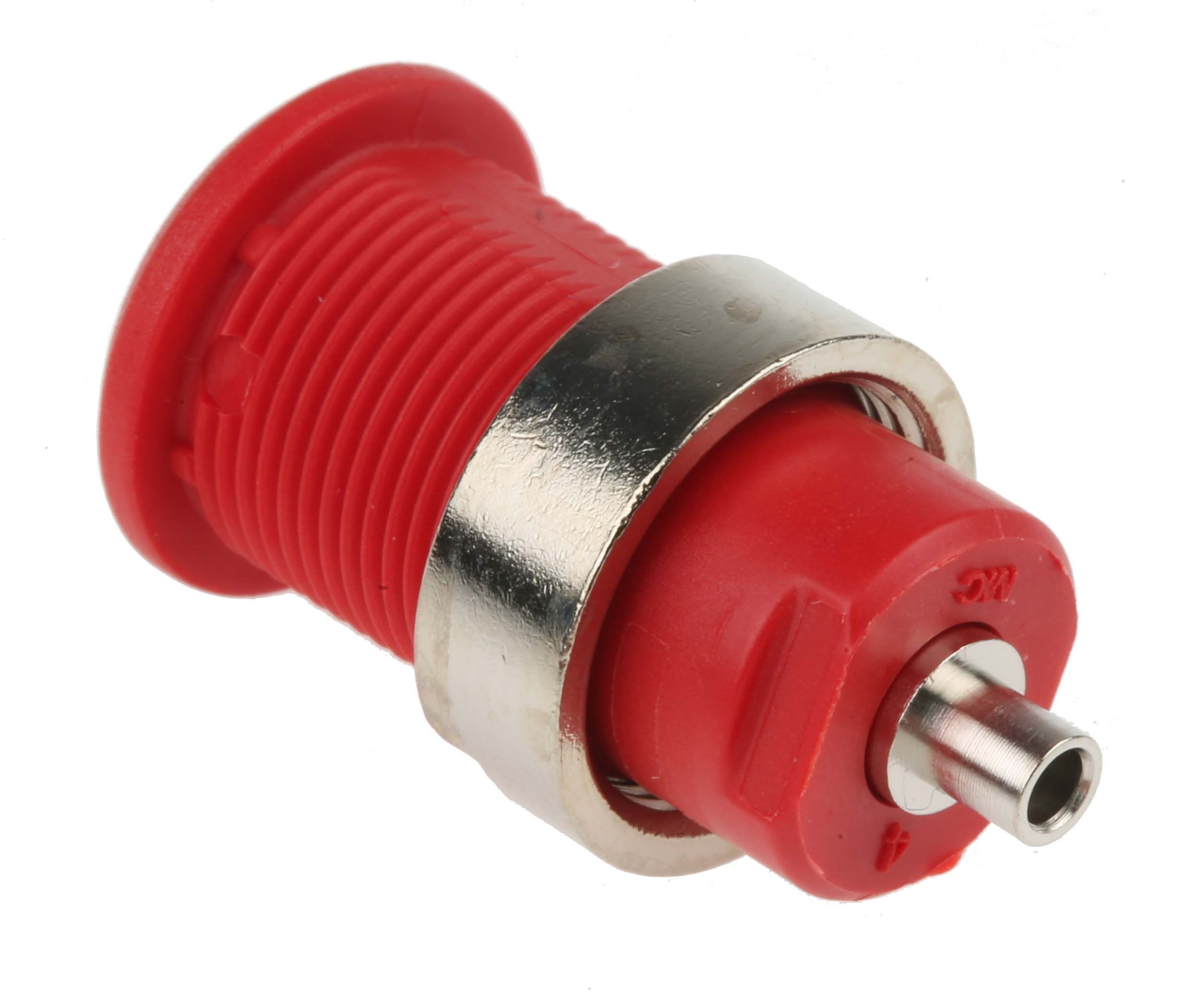 Staubli Red Female Banana Socket, 4 mm Connector, Solder Termination, 24A, 1000V, Nickel Plating
