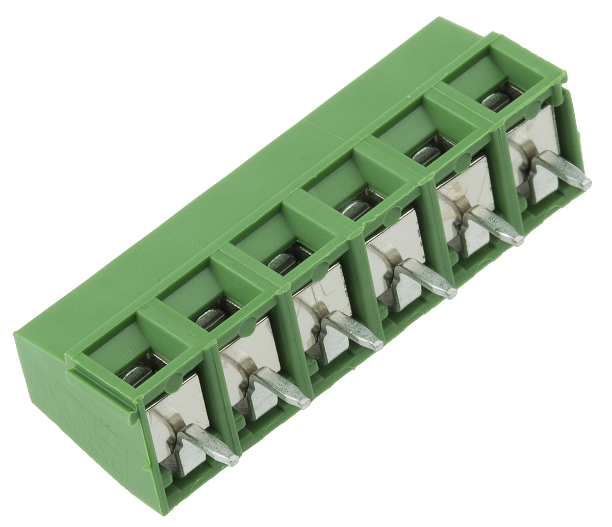 TE Connectivity Buchanan Series PCB Terminal Block, 6-Contact, 5mm Pitch, Through Hole Mount, 1-Row, Screw Termination