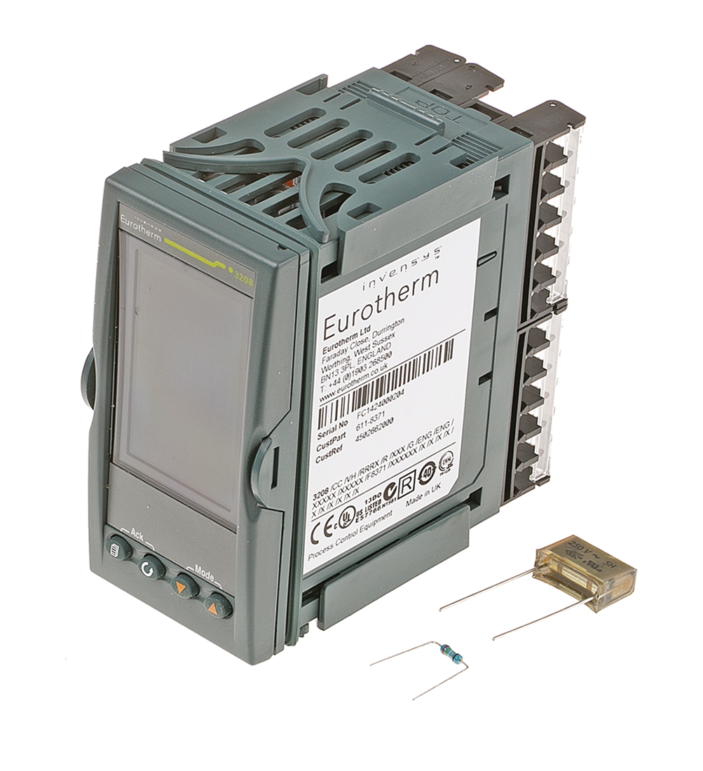 Eurotherm 3208 PID Temperature Controller, 96 x 48 (1/8 DIN)mm, 4 Output Changeover Relay, Relay, 85 → 264 V ac