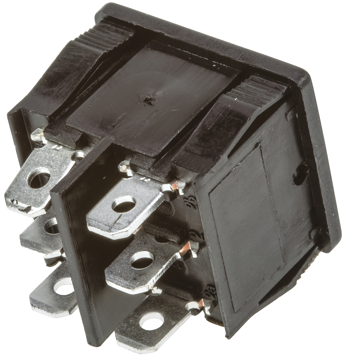 TE Connectivity DPDT, On-Off-On Rocker Switch Panel Mount