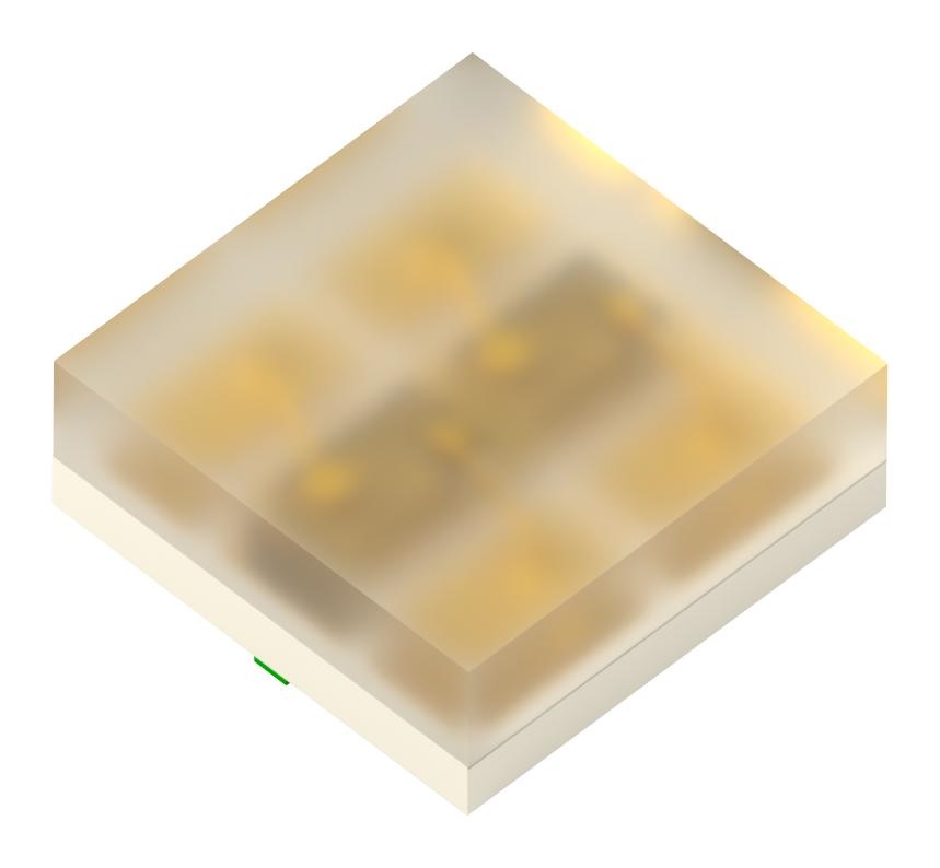 Kingbright2.9 V, 2.85 V Blue & Green LED SMD  SMD, KPGB-0607 KPGB-0607VBA1ZGC