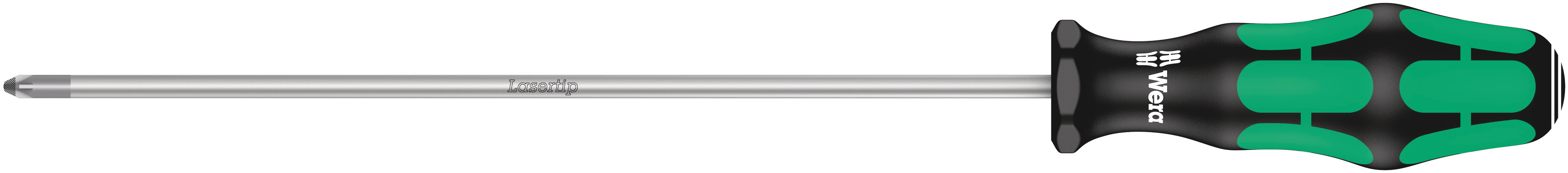 Wera Pozidriv  Screwdriver, PZ1 Tip, 200 mm Blade, 298 mm Overall