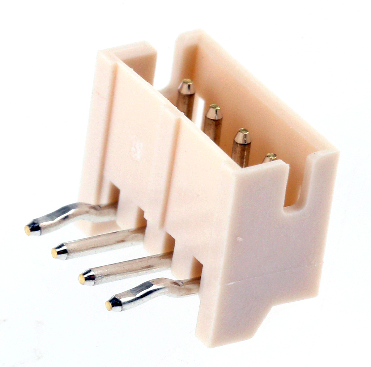 JST ZH Series Right Angle Through Hole PCB Header, 4 Contact(s), 1.5 mm Pitch, 1 Row, Shrouded