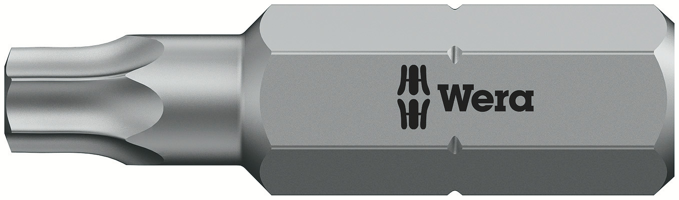 Wera Tamperproof Torx Screwdriver Bit, T20 Tip