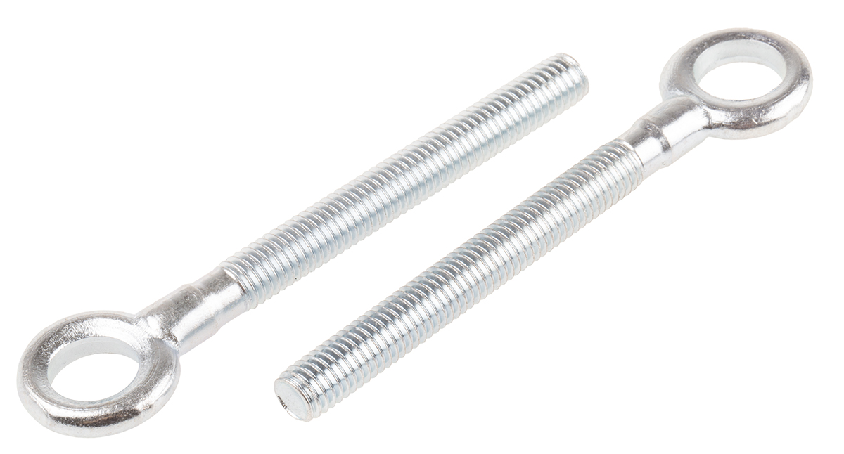 RS PRO Carbon Steel Anchor Bolt M8 x 67mm, 8mm Fixing Hole