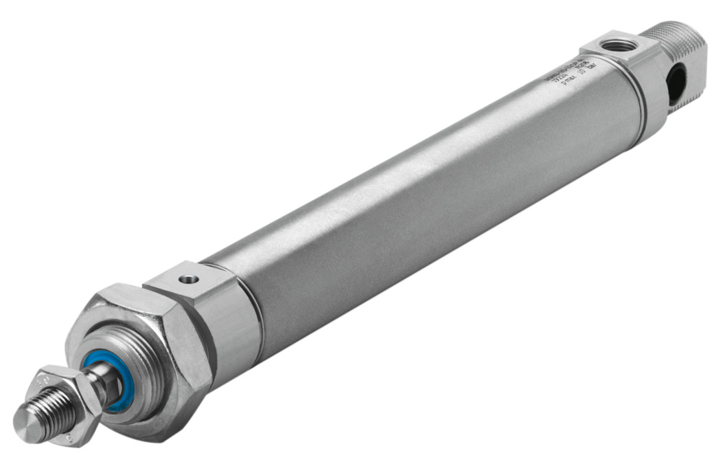 Festo 25 mm Pneumatic Piston Rod Cylinder - 19267 ESNU Series, Single Acting Acting