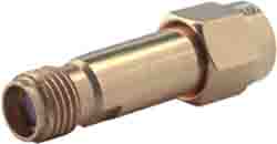 Huber+Suhner Straight RF Adapter SMA Plug Socket 18GHz