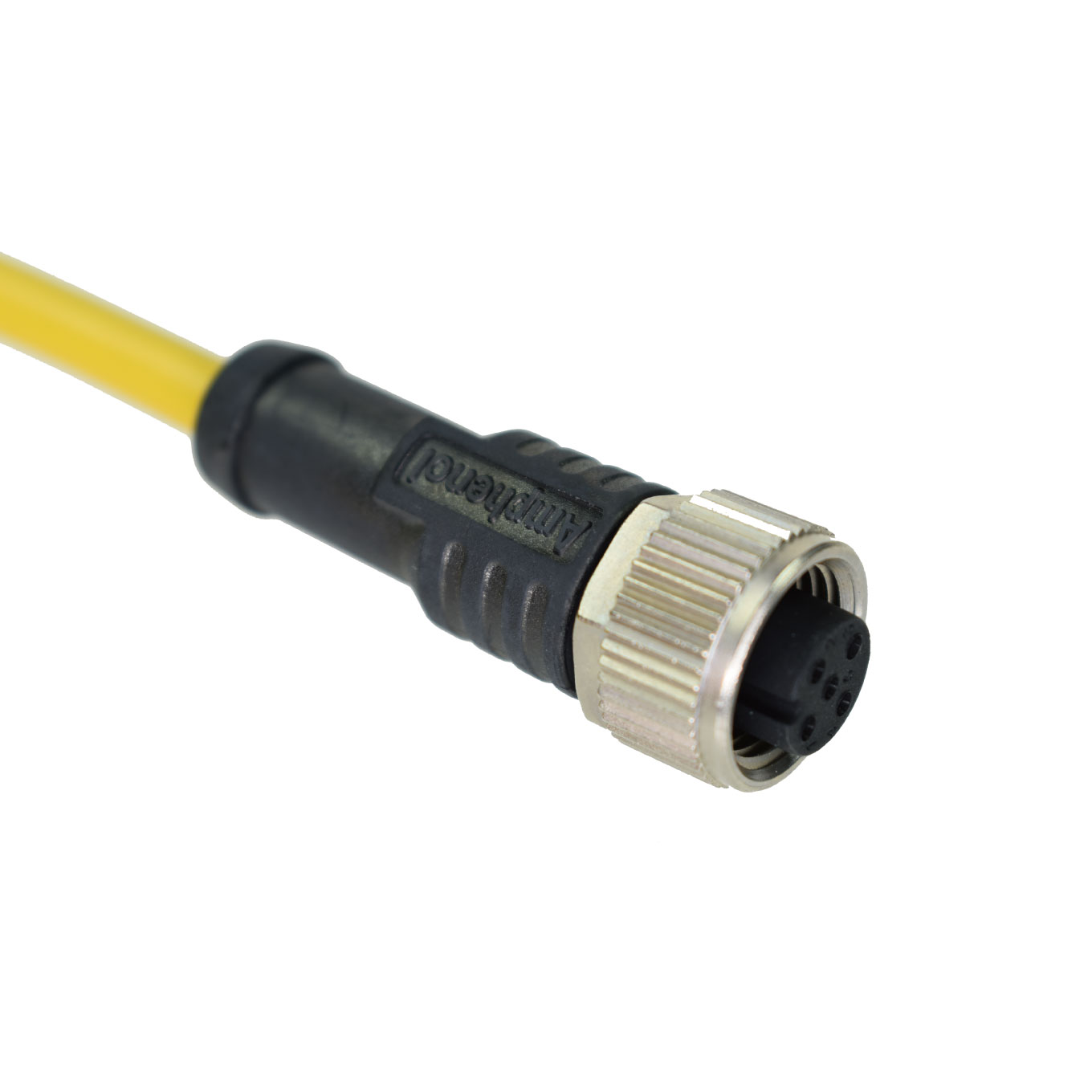 Amphenol Industrial Female 17 way M12 to Free End Sensor Actuator Cable, 2 m