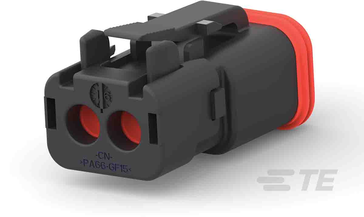Deutsch, DEUTSCH DT Automotive Connector Plug Black 2 Way DT06-2S-TE32 / 1-2303815-4