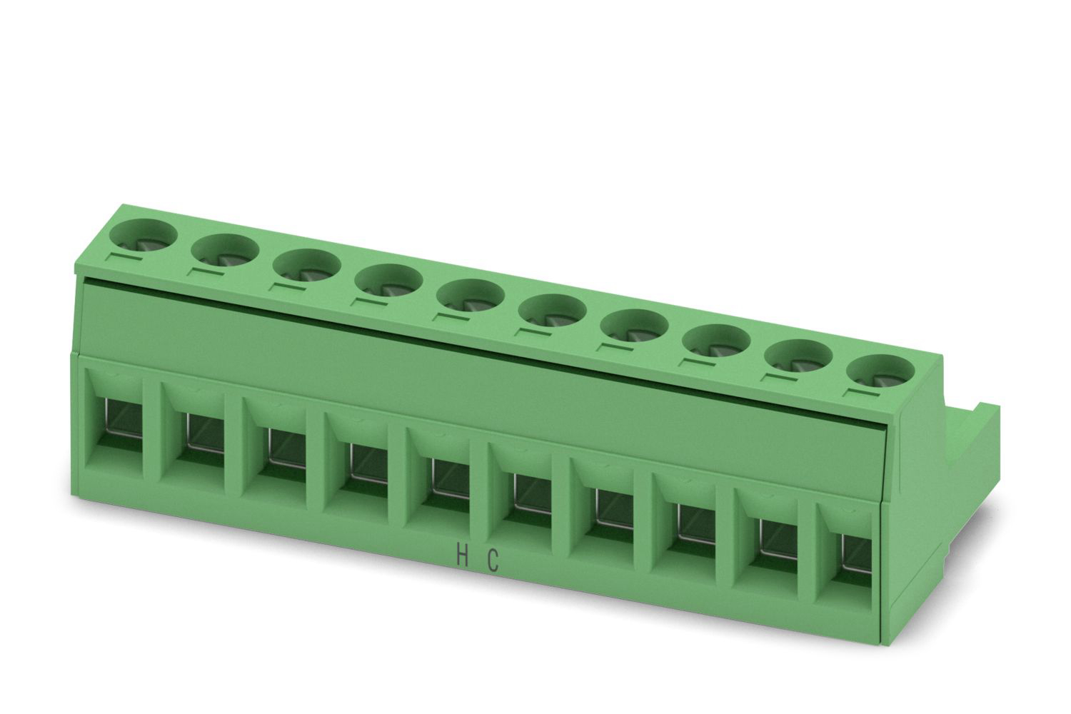 Phoenix Contact, 5.08mm Pitch, MSTB 2.5 HC/10-ST-5.08, 10 Way, , Pluggable Terminal Block, Plug, Plug-In, Screw
