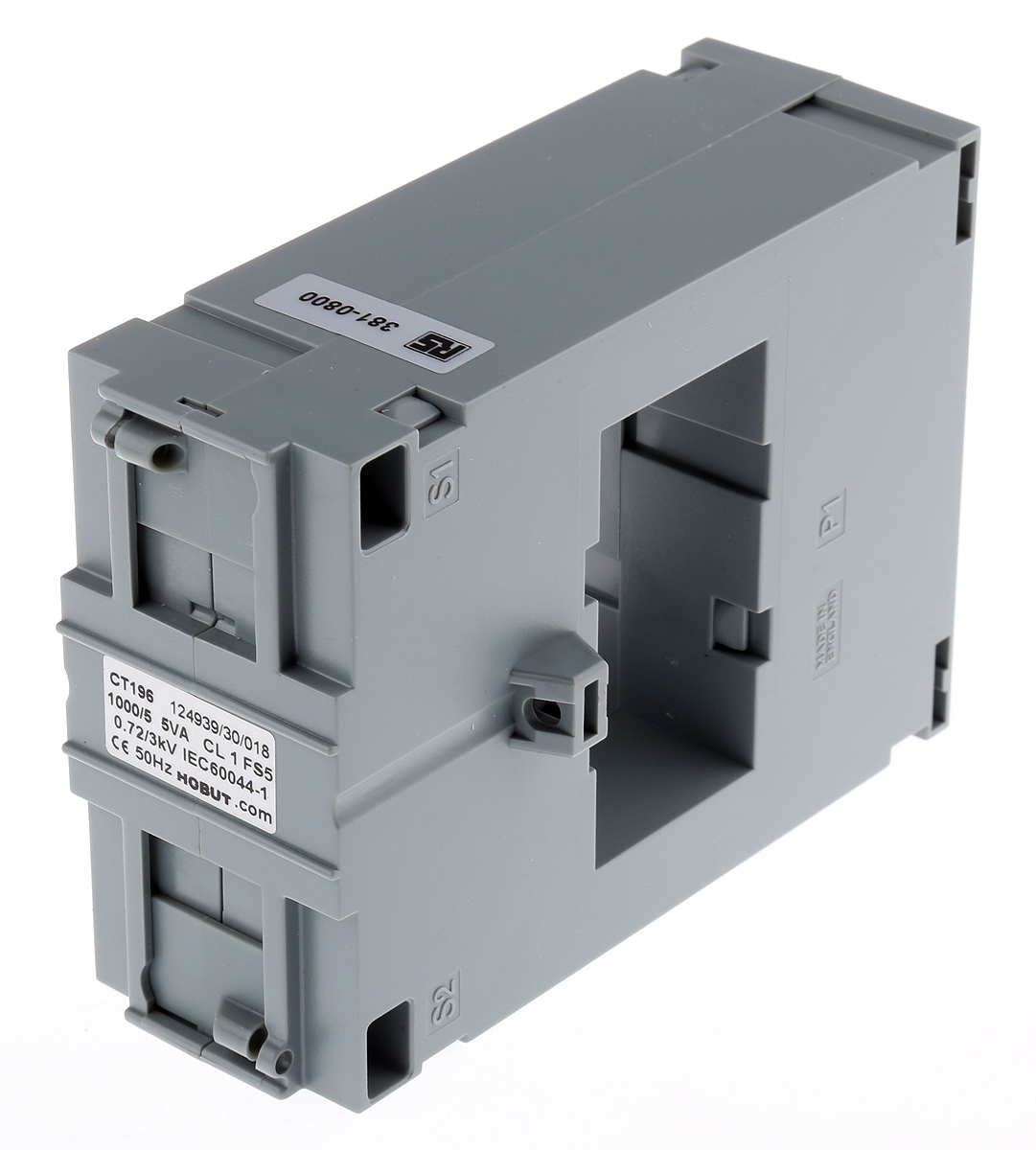 HOBUT CT196 Series Base Mounted Current Transformer, 1000:5, 45mm Bore