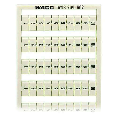 WAGO, 209 Marker Card