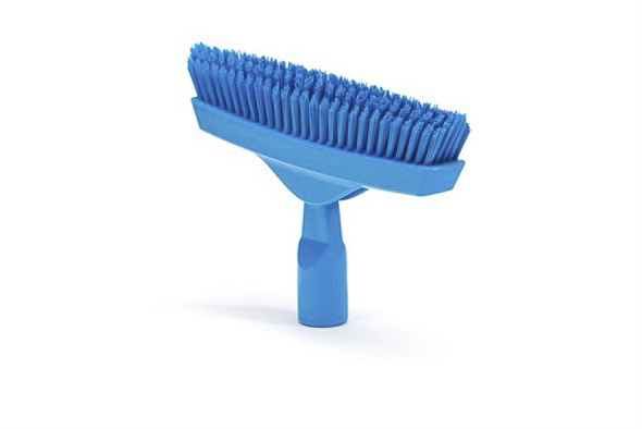 Vikan Very Hard Bristle Blue Scrubbing Brush, 40mm bristle length, Polyester bristle material